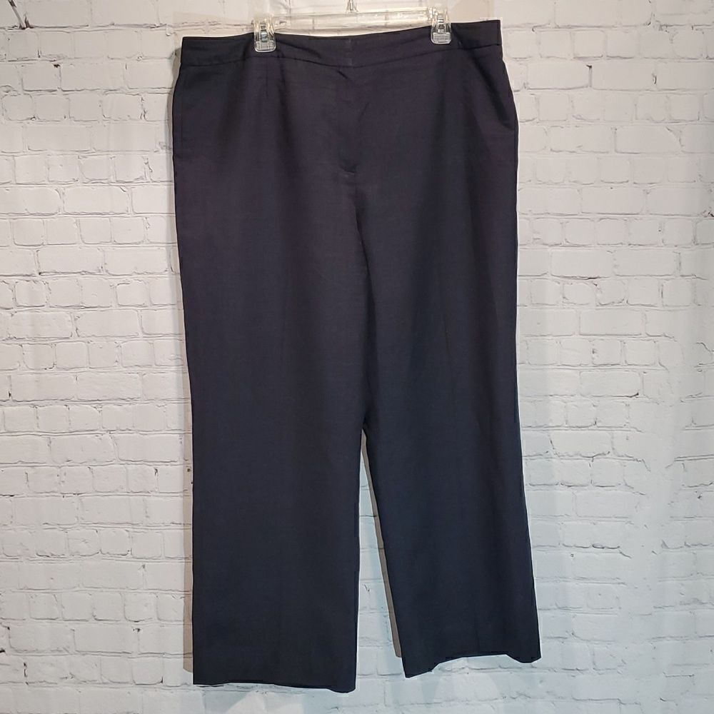 Kasper seperates plus size 18 navy blue dress pants